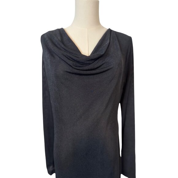 NWT Band Of The Free Large Long Black Maxi Cocktail Dress - Picture 7 of 16